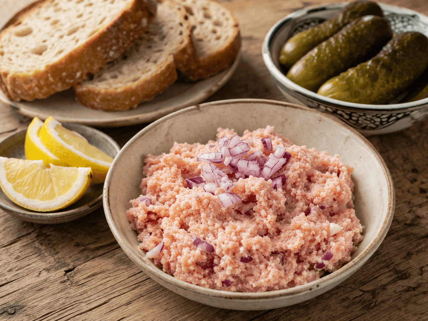 Icre de pește cu ceapă (dezlegare la pește) pregătită ca rețetă de post.